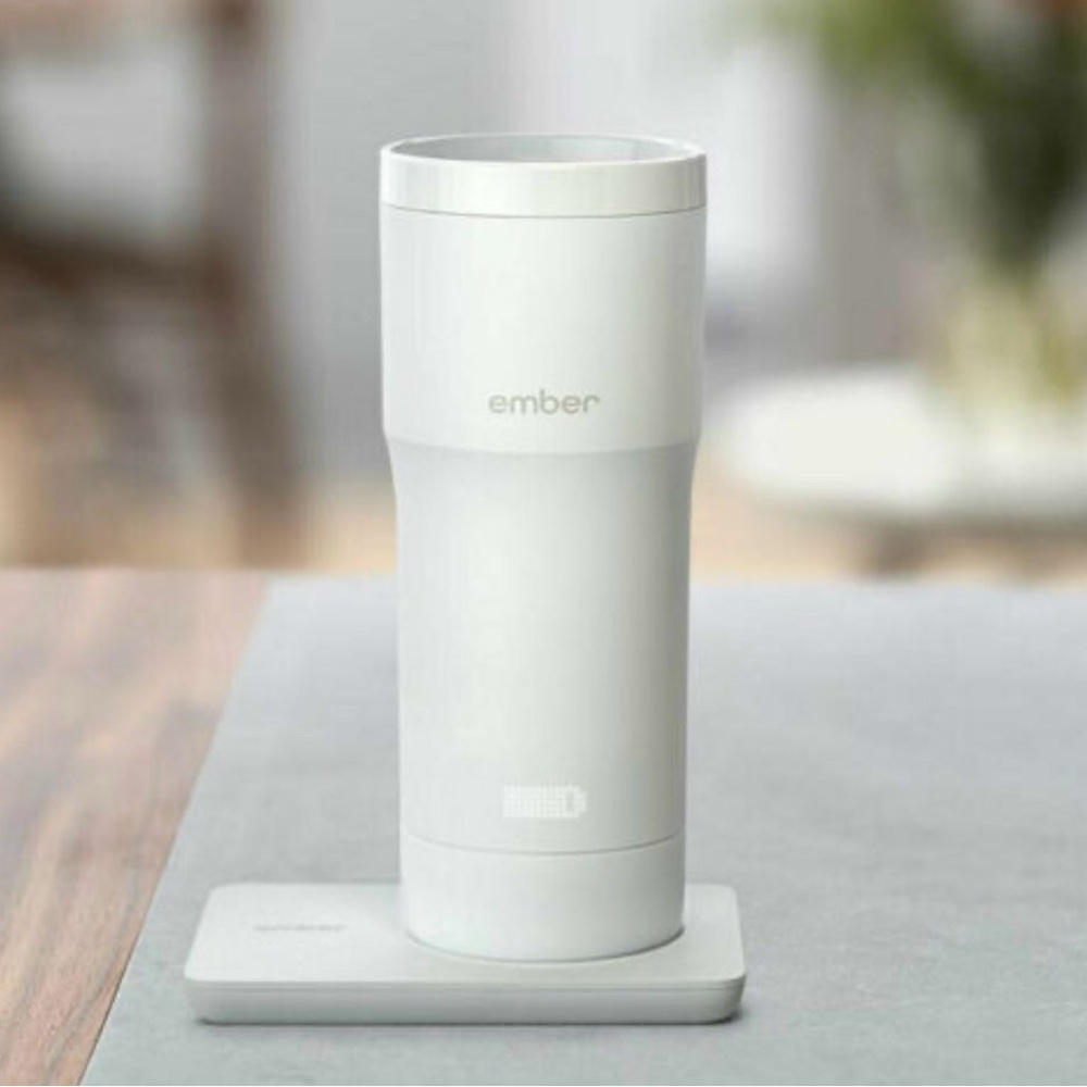 Ember White Temperature Control Travel Mug